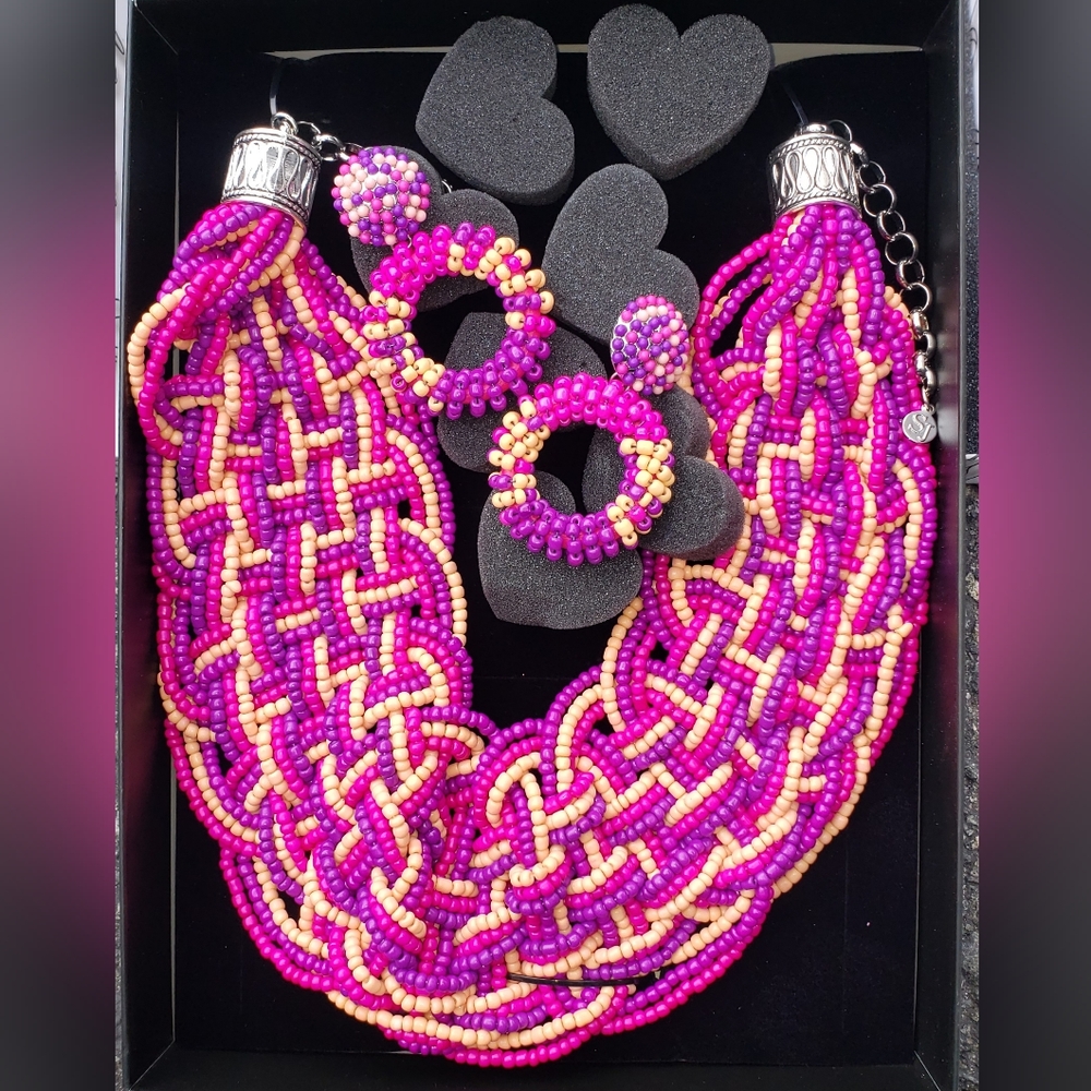 Bliss - Sassy Jones Boho Beaded Set New without tag